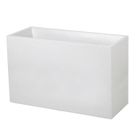 Jardinière Muret - EDA - Graphit - 116 L - 99,5 x 39,5 x H. 60 cm - Blanc Cérusé