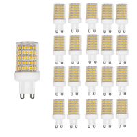 Lot de 20 Ampoules LED G9 10W - Blanc chaud 3000K - 1000 Lumens - Équivalence 100W Halogène