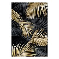 Affiche jungle feuillage or - 40x60cm - made in France