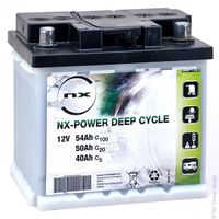 NX - Batterie plomb ouvert NX Power Deep Cycle 12V 54Ah C100 - Batterie(s)