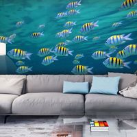 Papier peint Paysages Paysage sous-marin, Caraïbe 300x231 cm - Papier peint panoramique - Intissé