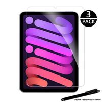 [3pack] Film de protection Verre trempé pour iPad mini 6 - 8,3 Pouces 2021 avec Stylet Toproduits®