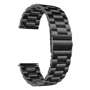 BRACELET MONTRE CONNEC. couleur Noir taille GALAXY WATCH 46mm Bracelet pou