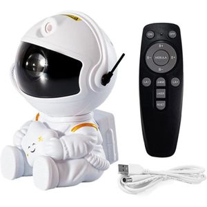 VEILLEUSE Projecteur Starlight d'astronaute - Projecteur de Ciel étoilé pour Enfants | Veilleuse avec Ciel étoilé et télécommande, A194