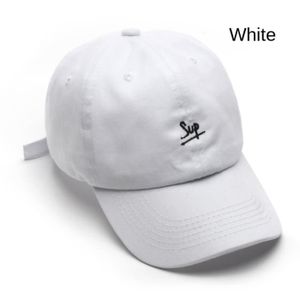 CASQUETTE WHITE Adjustable -SLECKTON – casquette de Baseball décontractée pour femmes et hommes, chapeau à rabat, visières d'été, garçons e