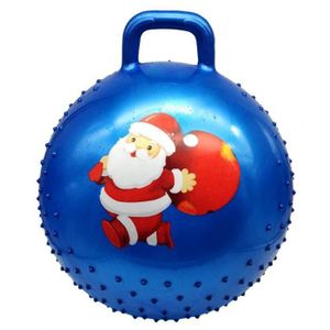 MEDECINE BALL MEDECINE BALL - BALLON DE MUSCULATION PVC Yoga Ball Set Anti-éclatement Inflatable Christmas style-Blue1