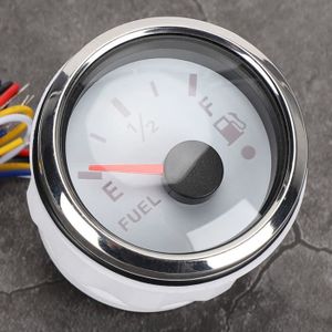 kesoto Jauge de Carburant étanche et Anti-poussière pour Yacht 52 mm Noir 2 