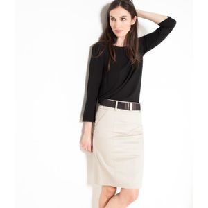 jupe taille elastique camaieu