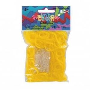 Rainbow Loom – 300 élastiques Bleus à Paillettes + 12 Fermoirs – Original – Exclusivité France