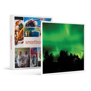 COFFRET SÉJOUR SMARTBOX - 3 jours en Suède : observation des aurores boréales et balade en chiens de traîneau pour 2 personnes - Coffret Cadeau | 3