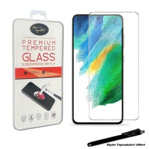 WFTE [Lot de 2] Verre Trempé pour Samsung Galaxy S21 FE 5G (Pas pour  Samsung Galaxy S21 5G), Anti-Trace Protecteur avec Dureté 9H Glass