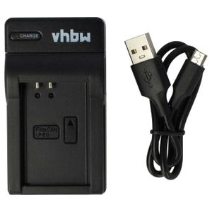 40D Batterie Appareil Photo Digital Action cam vhbw Chargeur USB de Batterie Compatible avec Canon EOS 30D DSLR
