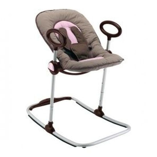 Beaba Transat Up Down Chocolat Rose Cdiscount Puericulture Eveil Bebe