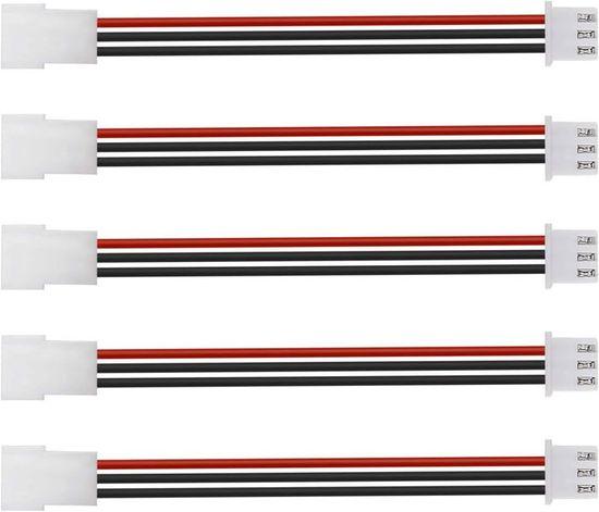 The Lord of the Tools 5 x 2S LIPO Batterielade-Verlängerungskabel JST-XH 2,54 mm männlich weiblich Stecker 22AWG Draht für RC Drohne Quadcopter