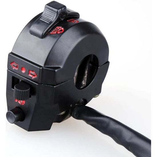 Commando Moto Universel 7/8 Pouces - Interrupteurs Guidon Gauche/droit Pour Quad Et Moto