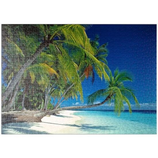MyPuzzle 500 Teile Puzzle – Motive Mit Vögeln, Tropischen Blättern & Blumen, 48x34 Cm