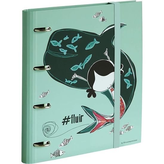 Miquelrius - Classeur Messages, Classeur Avec 4 Anneaux Recharge 100