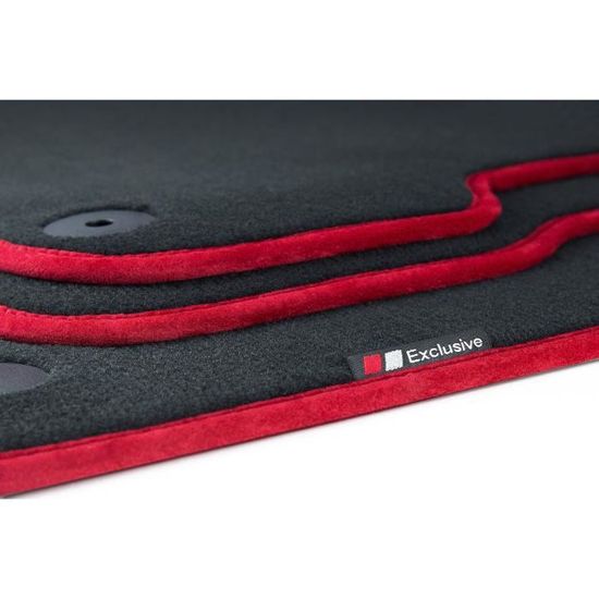 Luxury-line tapis de sol pour VW Golf 5 V Golf 6 VI Scirocco 3 [Rouge] - Cdiscount  Auto