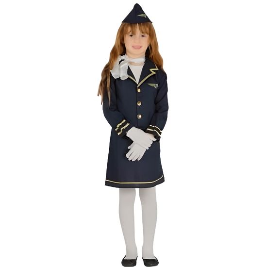 DÉGUISEMENT HÔTESSE DE L'AIR FILLE - MÉTIER DE L'AIR - Cdiscount Jeux
