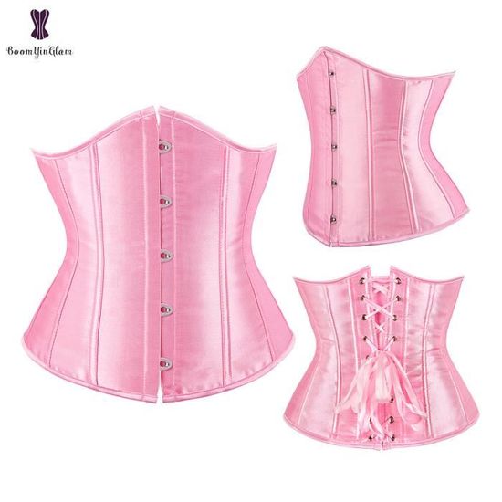 Gaine Corset Serre-Taille Sous-Poitrine Ceestyle – Beige, Taille 84 Cm (33 Inch)