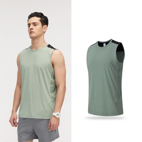Débardeur Homme Fitness - Pack De 2 - Respirant Et Stretch - Pour Gym, Running, Musculation