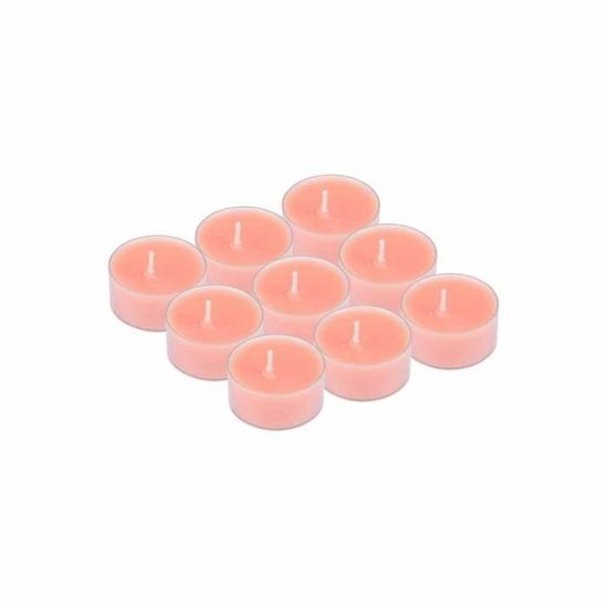 Lot de 6 Bougies Chauffe-Plat Parfumées - Vanille - Durée de Combustion