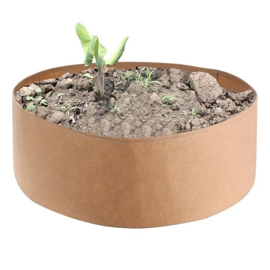 Seika Sac De Plantation Respirant En Feutre Noir - Parfait Pour Balcon, Jardin Et Cour