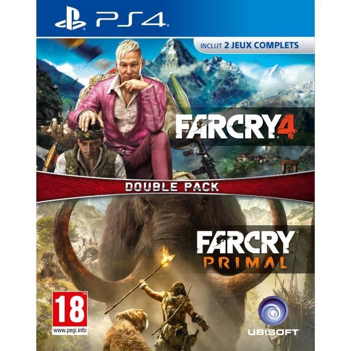 Compil Far Cry 4 + Far Cry Primal Jeu PS4