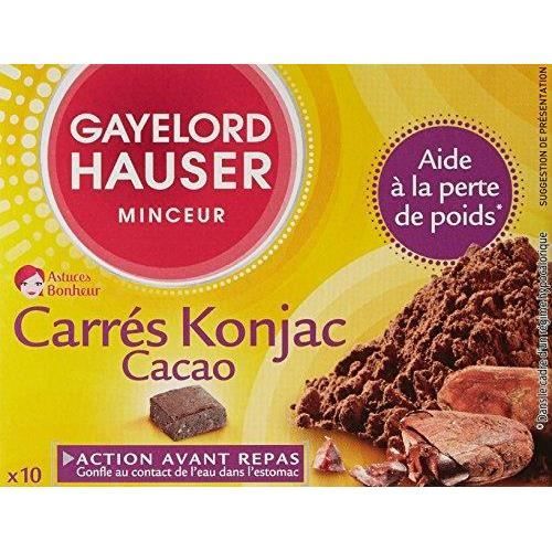 Gayelord Hauser Carrés coupe-faim au cacao 100g