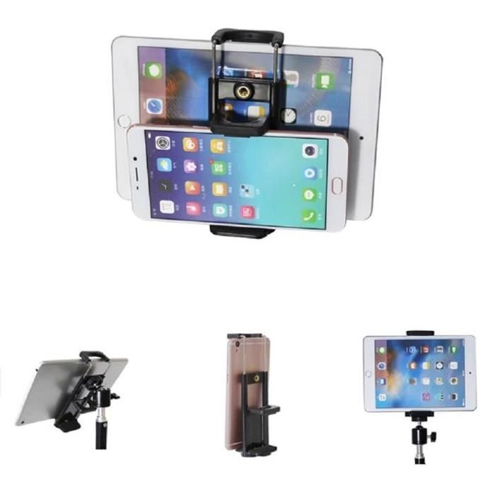 Double support à trépied - Smartphone et Tablette