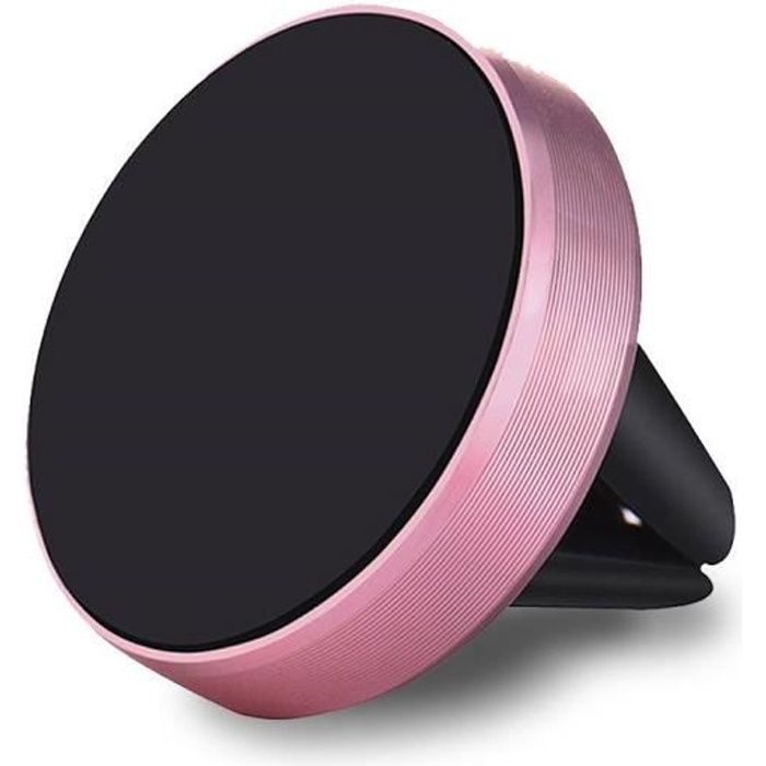 Support Téléphone Voiture Universel Grille de Ventilation - Rose