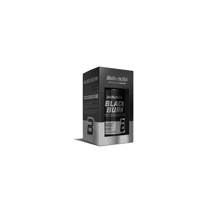 Biotech USA - Black Burn Black Burn de BioTech USA est un supplément en méga capsules qui contient une nouvelle formule pour un