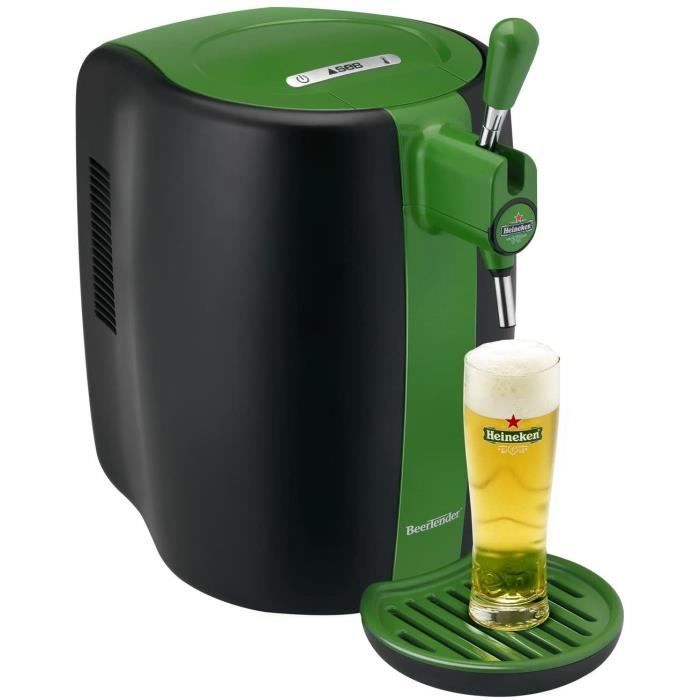 Seb VB310310 Machine à Bière Pression Beertender Tireuse à bière Pompe Fût 5L Vert et Noir