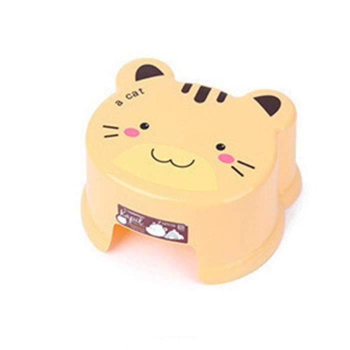 AR2559 Tabouret en plastique épais Multi usage antidérapant enfants tabouret créatif dessin animé tabouret pour salle de bain salon