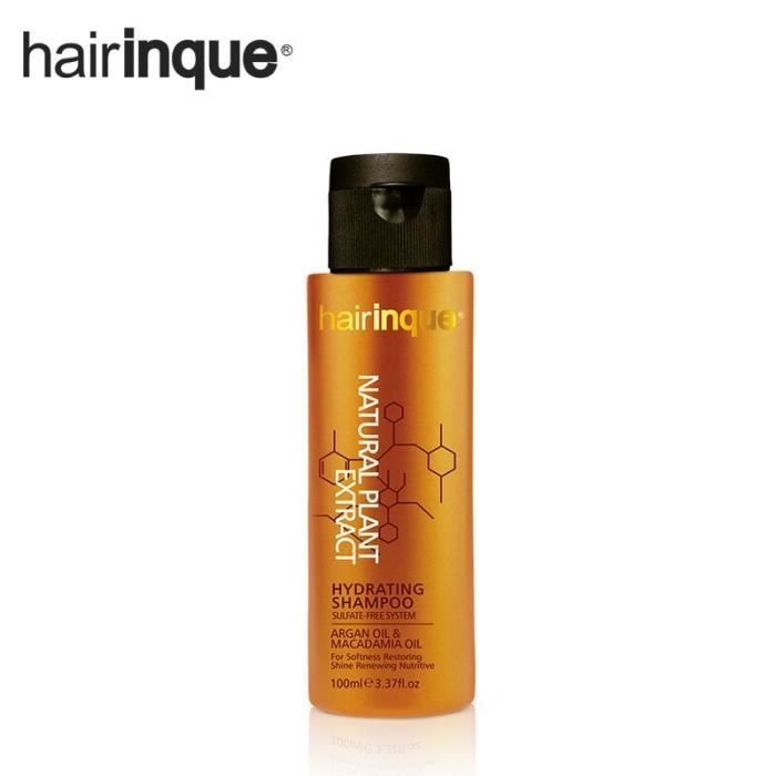 HAIRINQUE shampooing hydratant sans Sulfate 100ml produits professionnels de soins capillaires pour faire briller les cheveux nour