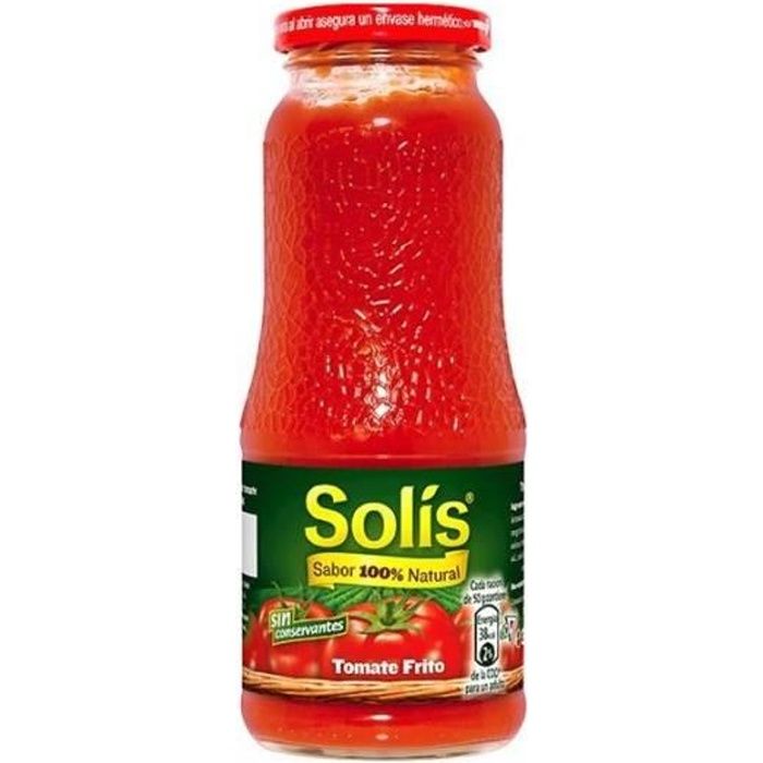 Tomates cuisinées, Solis, en bouteille de 360g