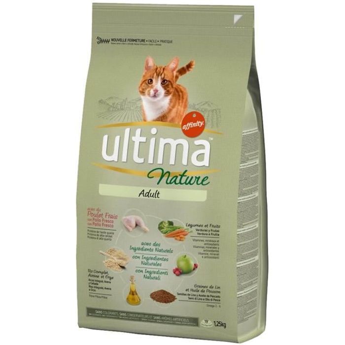 Alimentation pour chat adulte 1250 g ULTIMA NATURE