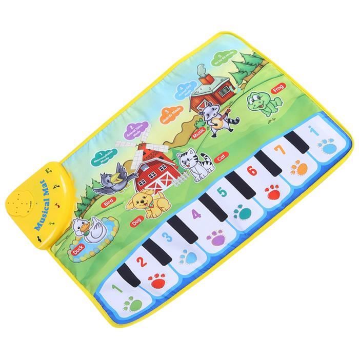 Liukouu bébé tapis de musique enfants rampant piano tapis éducatif jouet musical enfants cadeau