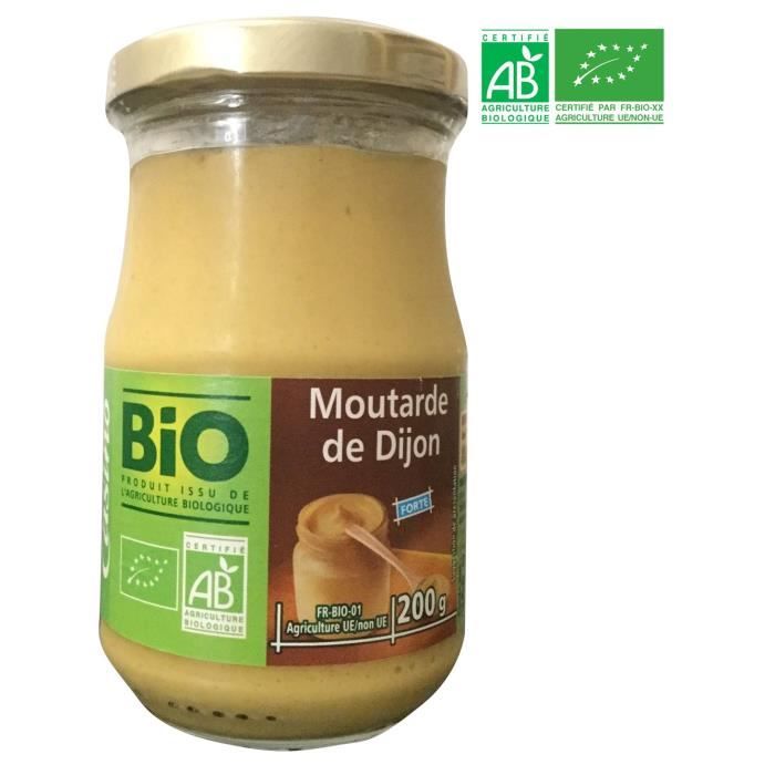 Moutarde de dijon - Bio - 200g