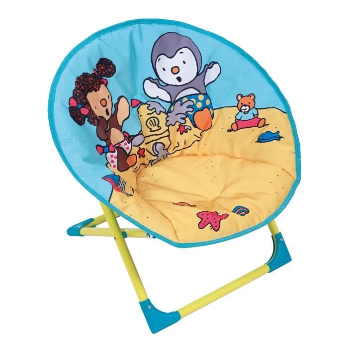 Fun House T'choupi siege lune pliable pour enfant