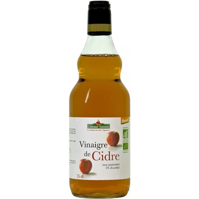 Vinaigre de cidre 75cl demeter - Coteaux Nantais