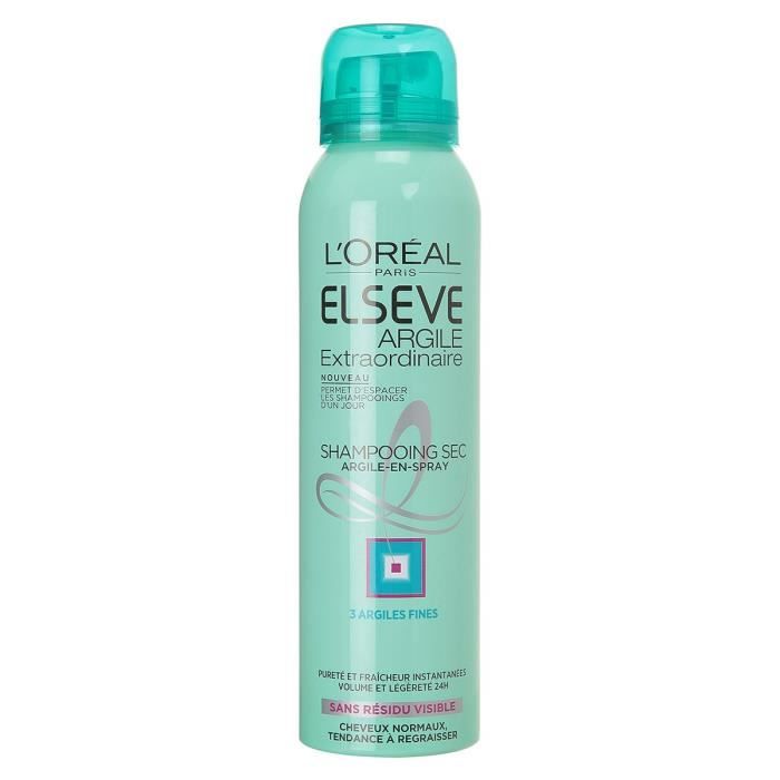 L'OREAL ELSEVE Shampoing Sec Argile - Cheveux Normaux à Gras - 150ml