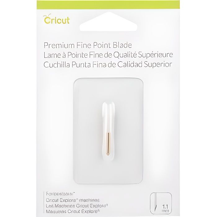 Cricut - Lame fine à pointe effilée Premium de Qualité Supérieur
