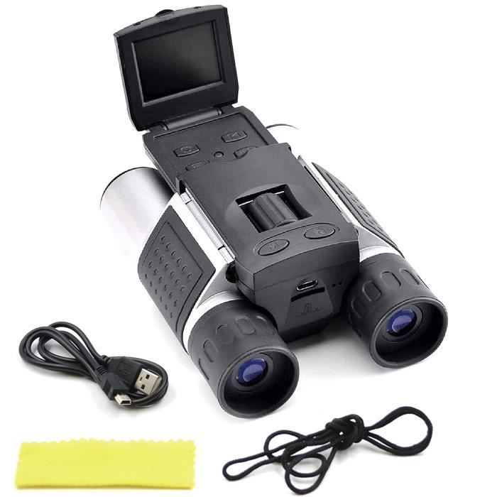 Jumelles binoculaire 12x32 - Photo Caméra Numérique MP 1080 FULL HD - Ecran LCD - Zoom X10