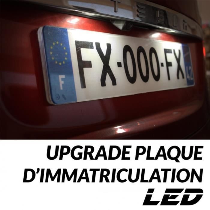 Pack upgrade LED plaque d'immatriculation pour DAIHATSU ALTIS composé de 5 chipsets LED haute performance spécialement conçu pour D