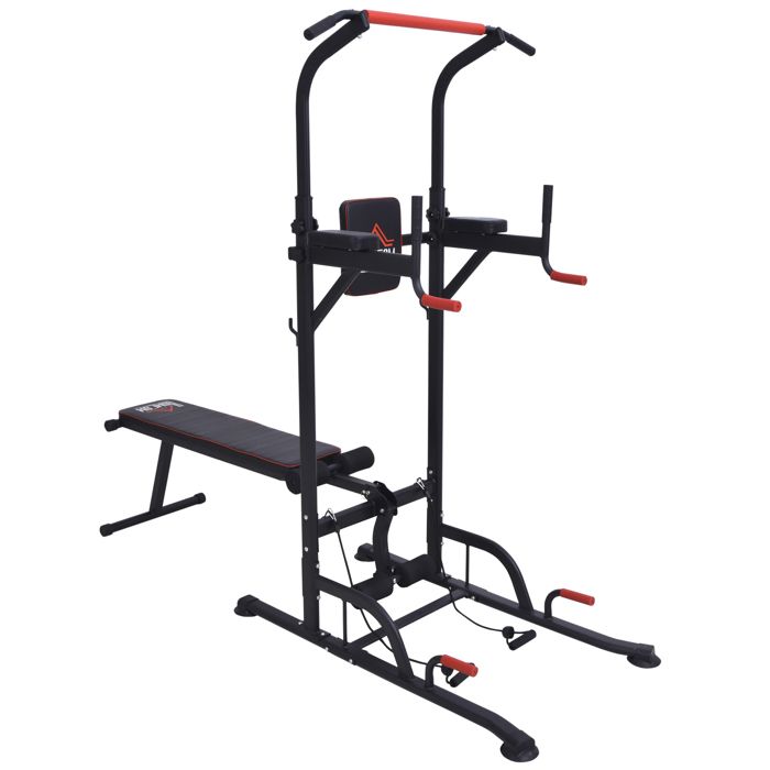 HOMCOM Station de Musculation 220x98x229cm