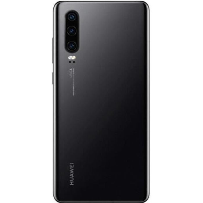 Cache batterie vitre arrière Huawei P30 noir
