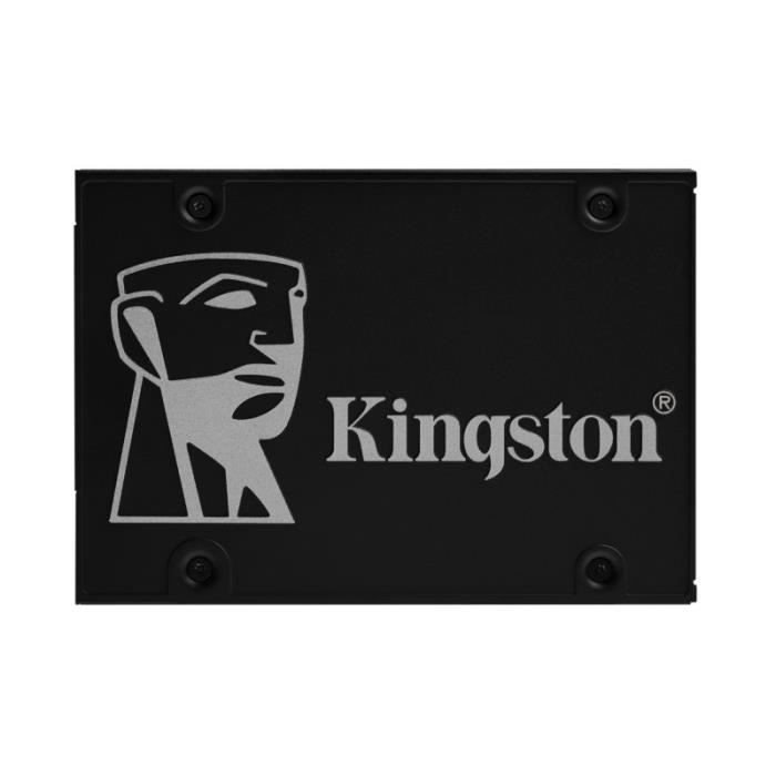kingston 256gb kc600 sata3 2.5in ssd bundle with installation kit noirDisque Dur Performances remarquables à pleine chargeLe