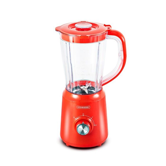 BLENDER 1.5L 2 LAMES ROUGE