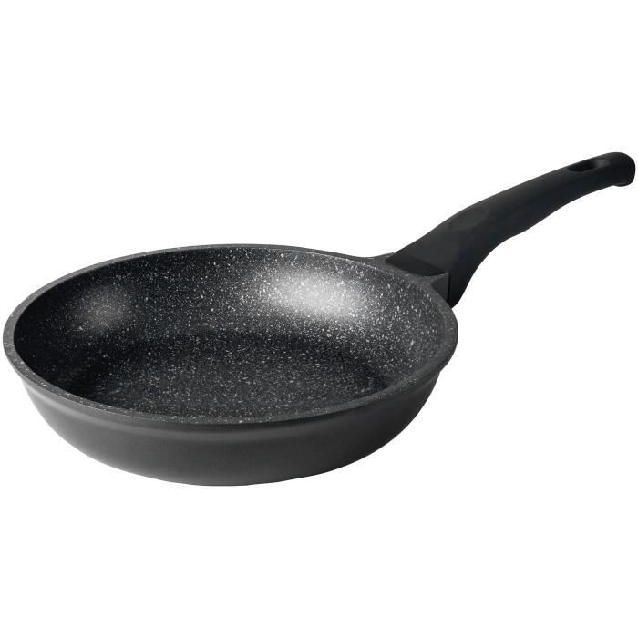 LACOR Poêle 24 cm fonte alu revêtue pierre Eco Piedra